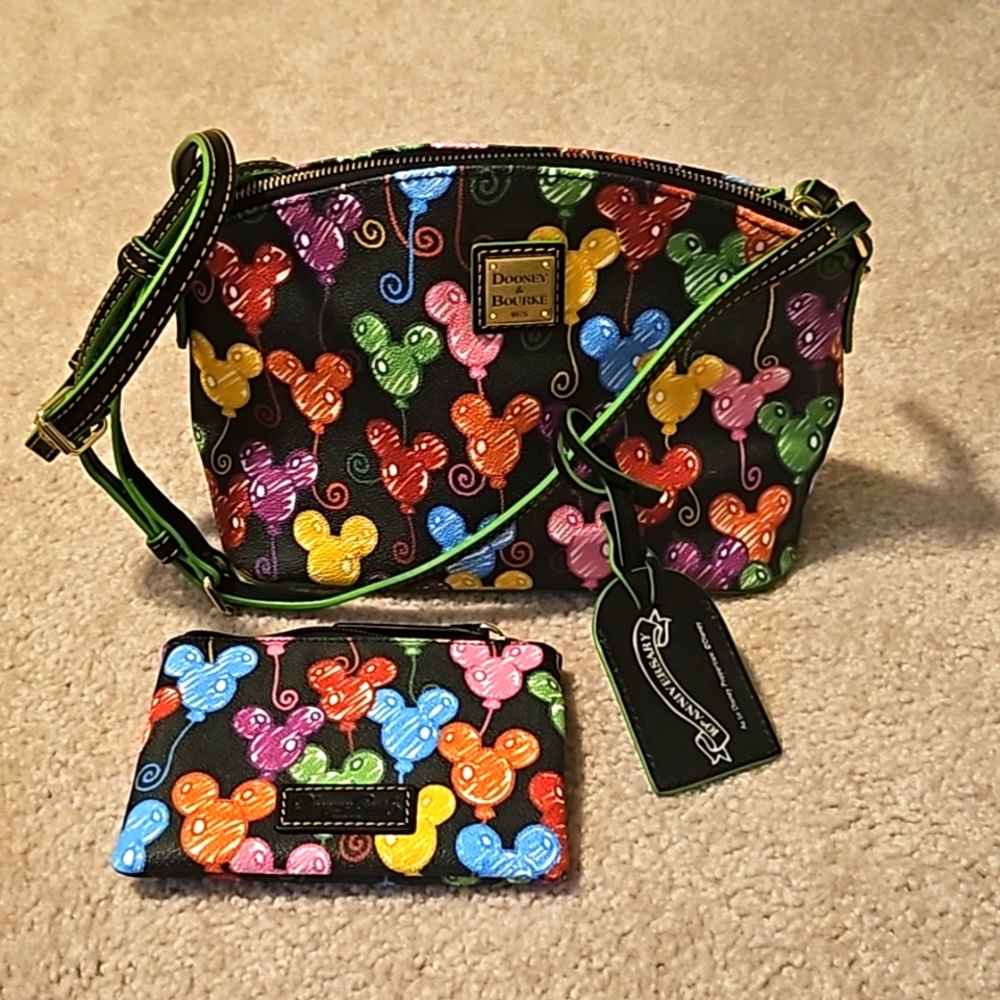 Mickey Balloon Head Dooney & Bourke Purse & Wallet-Special Release!!